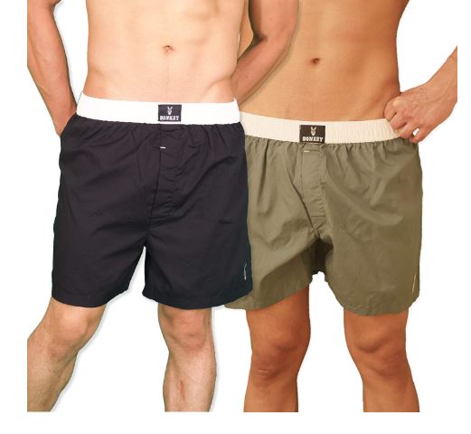 46% Off on Men's Cotton Boxers (Pack of 2)