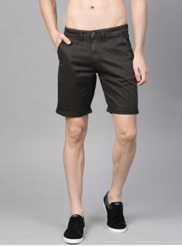 50% Off on Men Regular Fit Shorts- Myntra