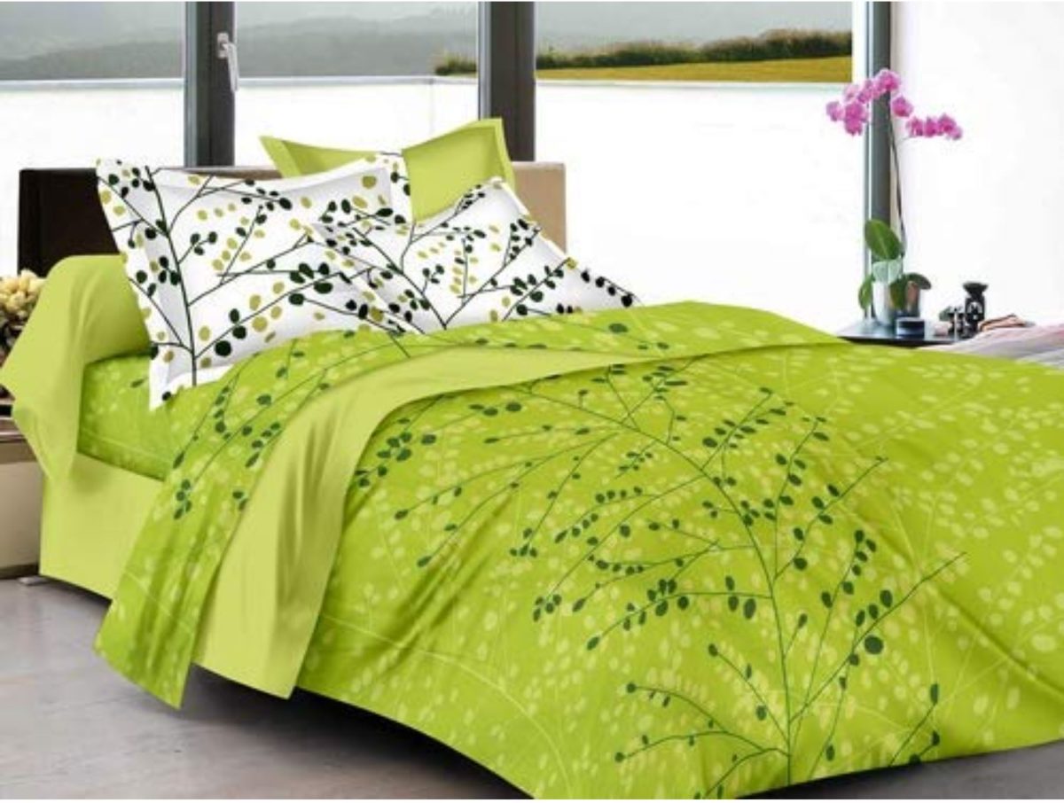 40% Off on Cotton Double Bedsheet with 2 Pillow Covers