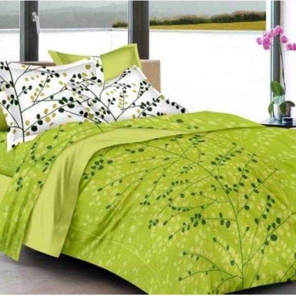 40% Off on Cotton Double Bedsheet with 2 Pillow Covers